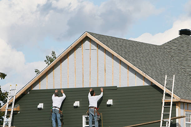 Professional Siding Repair technician working in Audubon, NJ